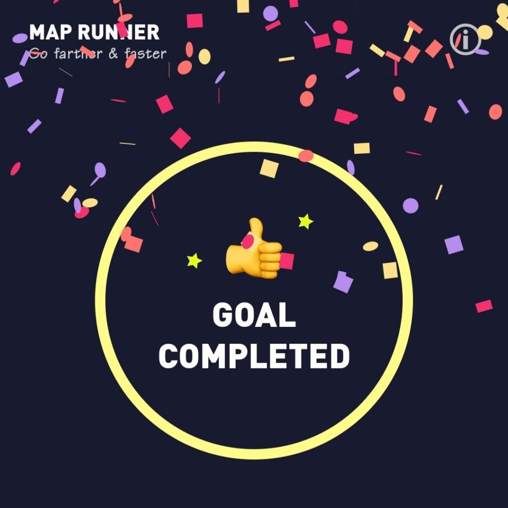 I've completed this week's running goal